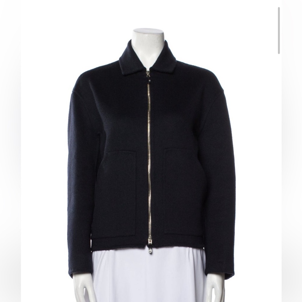 MAX MARA CAMEL HAIR JACKET- navy blue, perfect condition